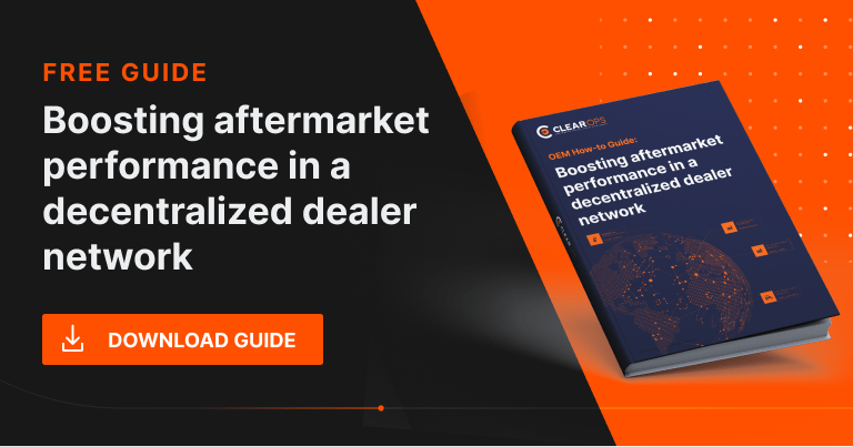 Free How-To Guide "Boosting Aftermarketing Performance in a decentralized dealer network"